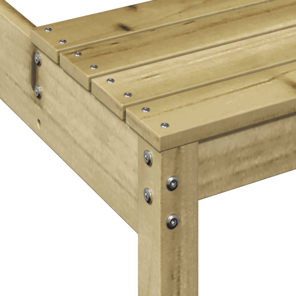 Table de pique-nique bois de pin imprégné 110 x 134 x 75 cm - PANGIVO - Image 7
