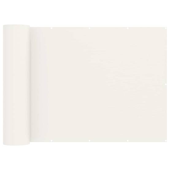 Écran de balcon polyester blanc 600 x 150 cm - PANGIVO - Image 1
