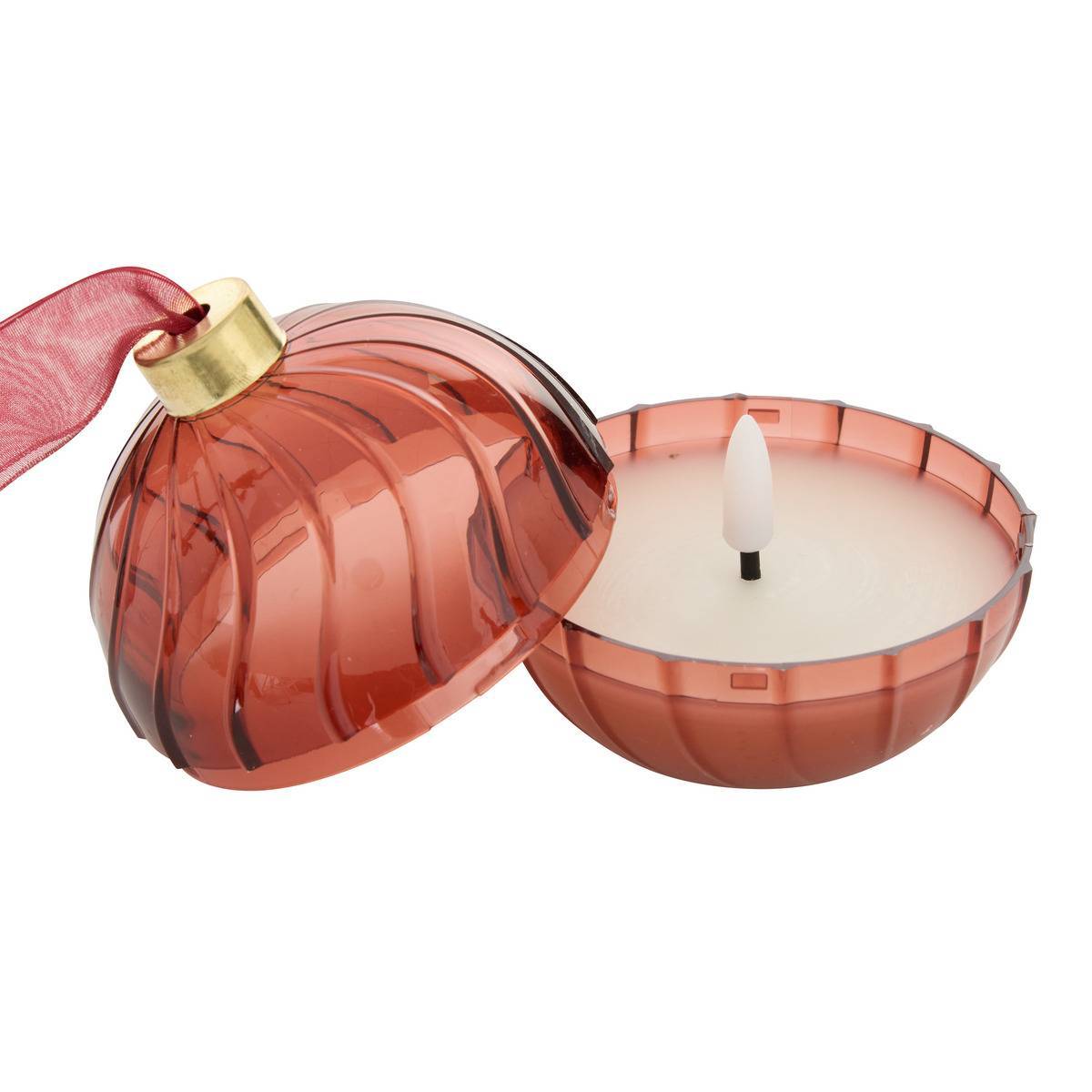 Atmosphera - Bougie LED boule D. 9 cm - Atmosphera Créateur d'intérieur
