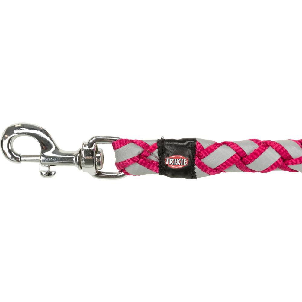 Trixie - Trixie - Laisse Cavo Reflect ø18mm x 2 M. réglable Fushia pour chien - Imagen 6