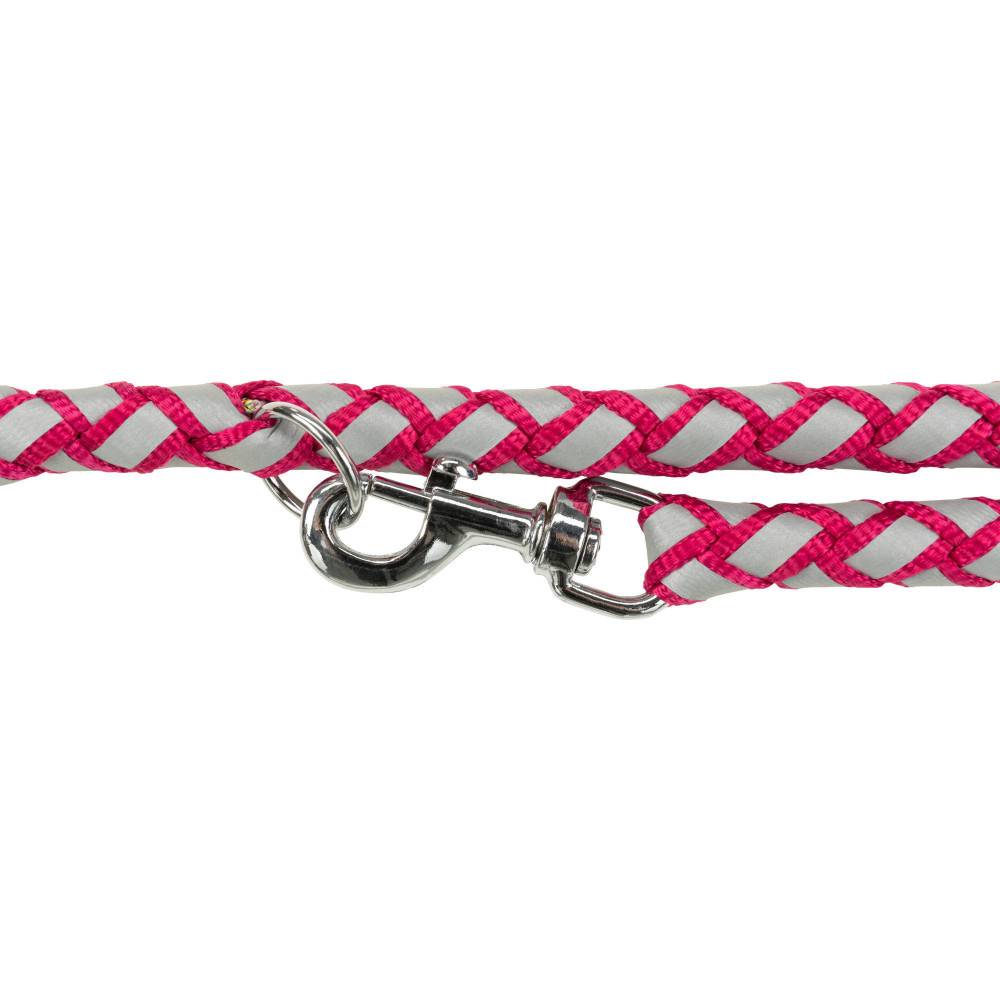 Trixie - Trixie - Laisse Cavo Reflect ø18mm x 2 M. réglable Fushia pour chien - Imagen 5