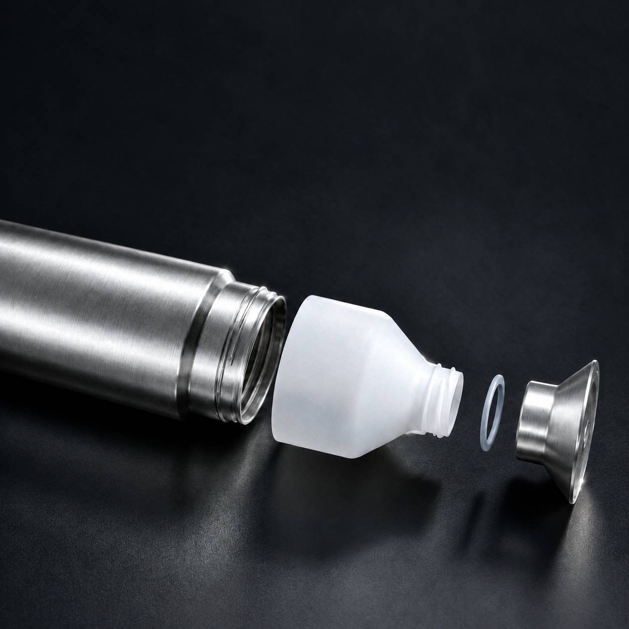 Bouteille Réutilisable Acier Inox 18/8 1.1 L Antifuite Métal Sport Bureau Extérieur Lavable Légère - Image 4