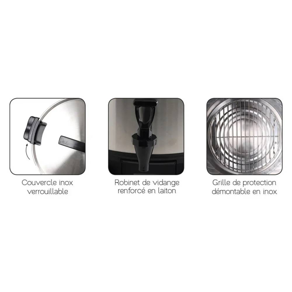 LE PRATIQUE - Stérilisateur électronique en inox 14 bocaux 2200 W - Image 6