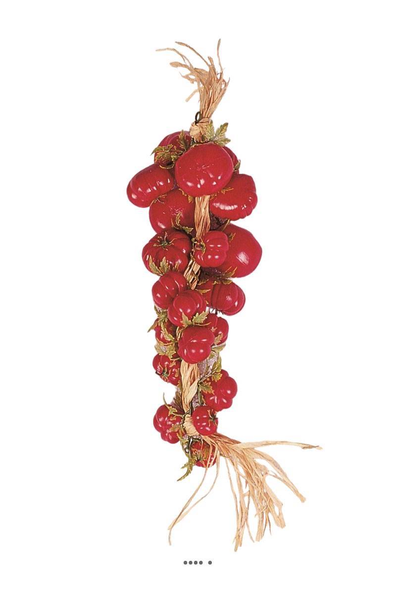 Artificielles - Grappe de 20 Tomates artificielles en Plastique soufflé L 50 cm - Imagen 1