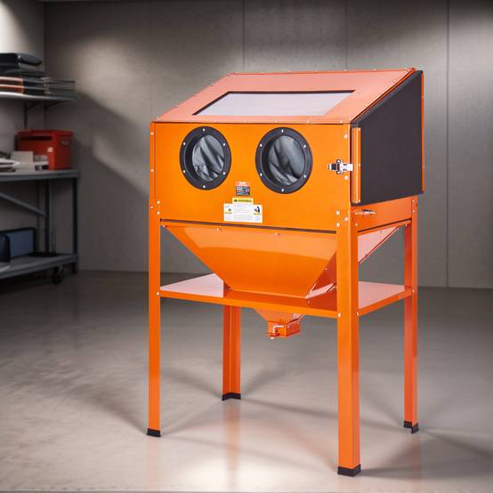 Vevor - VEVOR Armoire sablage 60 gal, 40-120 psi, support, pistolet + 4 buses céramique. Enlève peinture, rouille. - Image 8