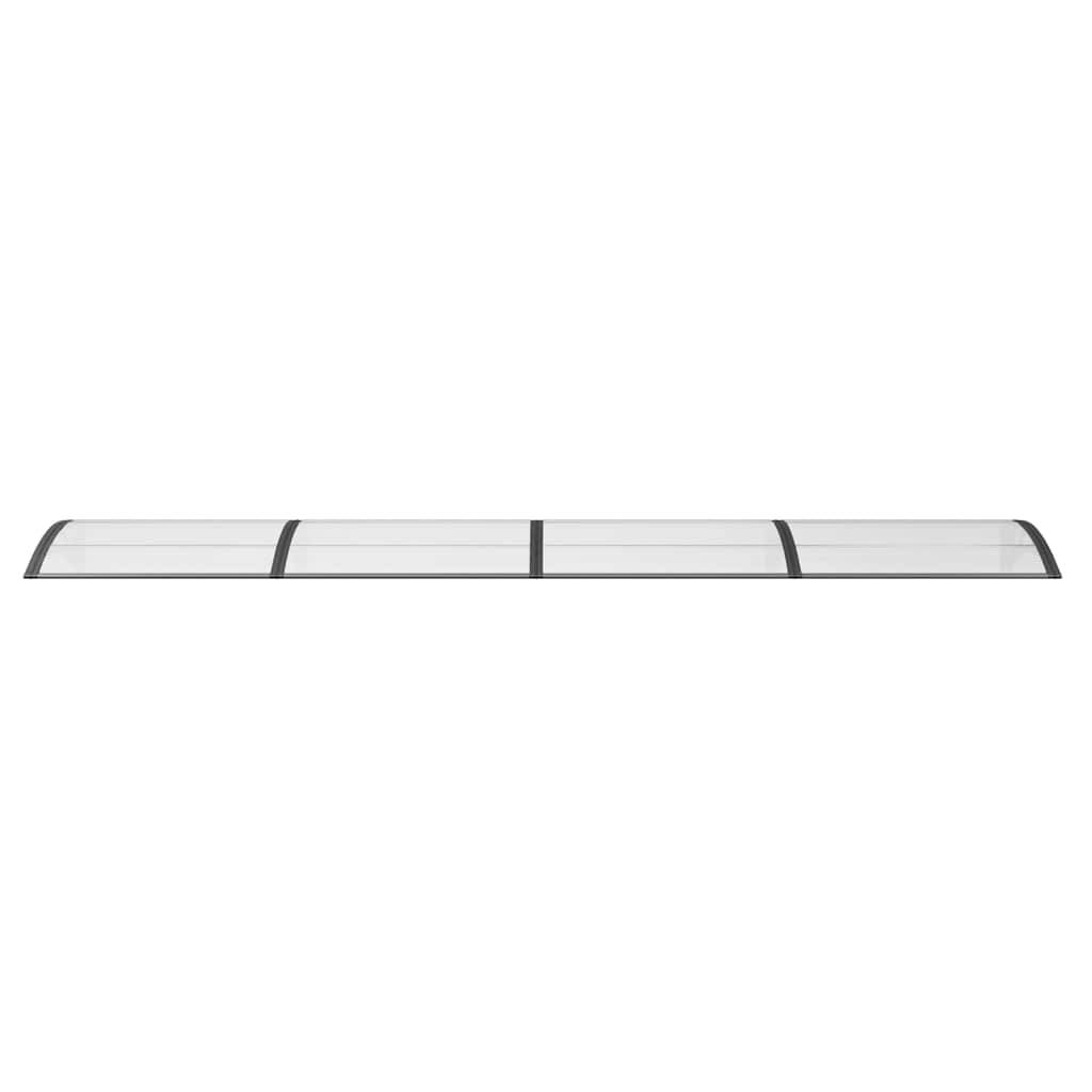 Store banne | Auvent de porte Noir 400x100 cm Polycarbonate Maison Chic - Image 4