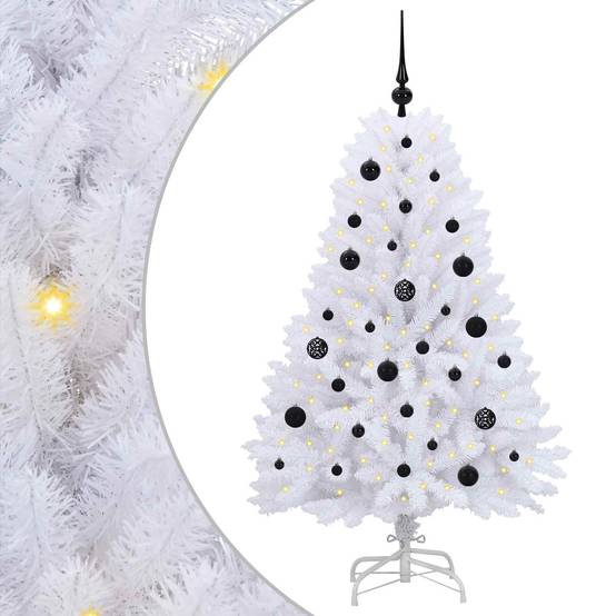 Vidaxl - Sapin de Noël Artificiel à Branches Articulées Blanc 150 cm vidaXL 3426586 - Image 2