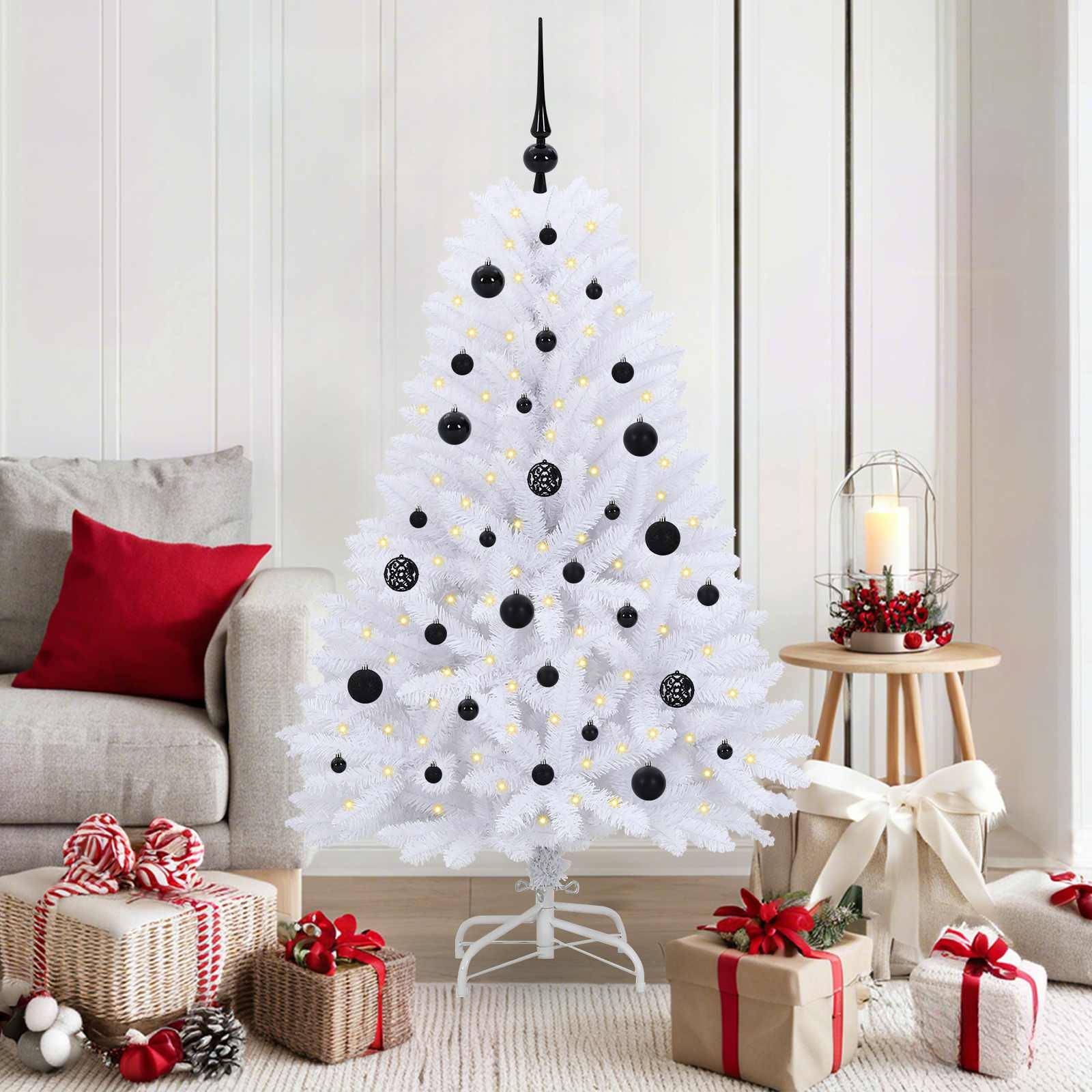 Vidaxl - Sapin de Noël Artificiel à Branches Articulées Blanc 150 cm vidaXL 3426586