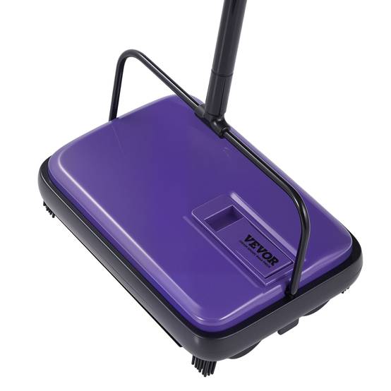 VEVOR Balai mécanique largeur 170mm, bac poussière 300mL, violet. - Image 1
