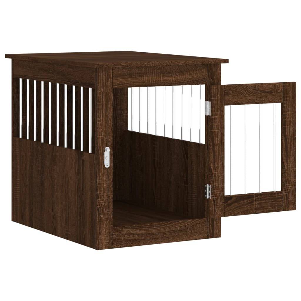 Niche plastique bois et acier marron  55 x 75 x 65 cm  - Prolenta premium p365.0 - Image 6