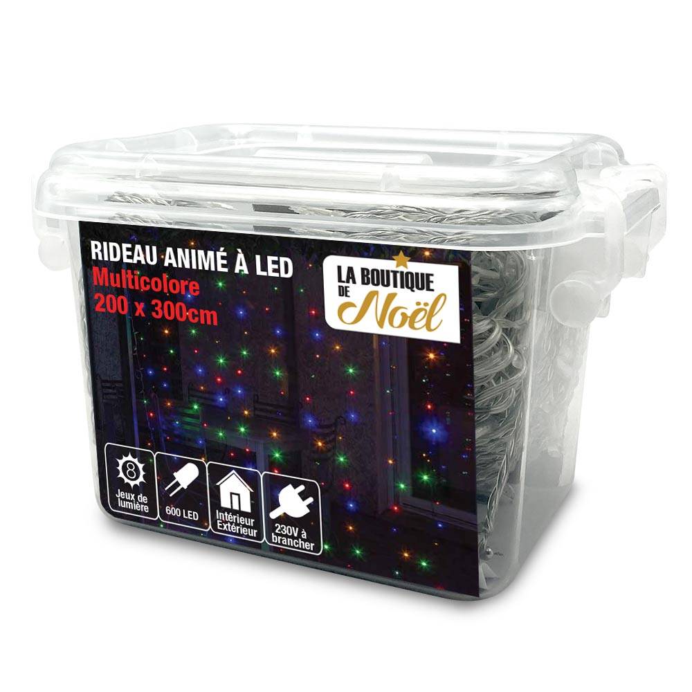 Rideau lumineux électrique à LED - Imagen 1