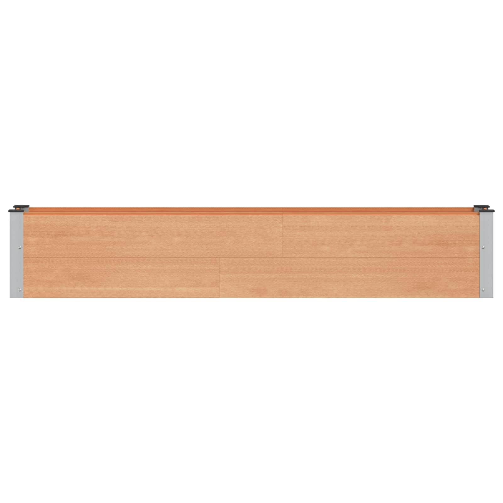 Prolenta Premium - Jardinière aluminium marron 200 x 30 x 36 cm - Prolenta premium p372.2 - Image 3
