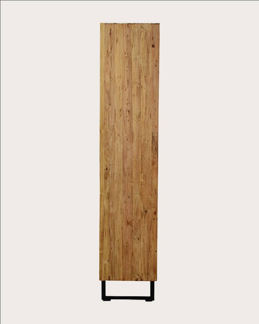 Lara- Armoire en bois massif de teck recyclé - UNIQKA - Imagen 6