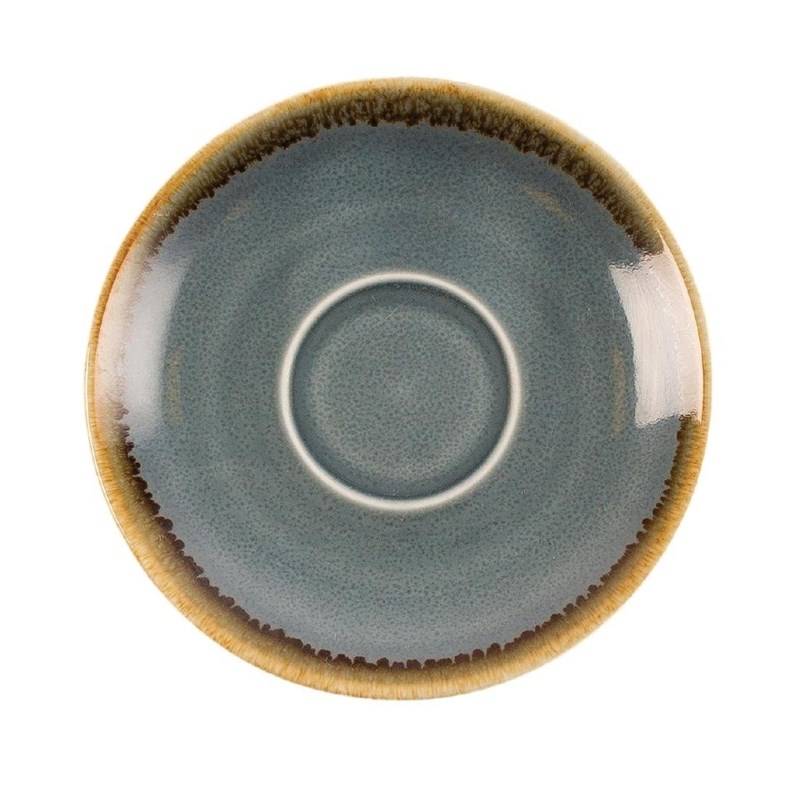 Soucoupe couleur océan Kiln Olympia pour GP328 115 mm - Lot de 6 - Image 1