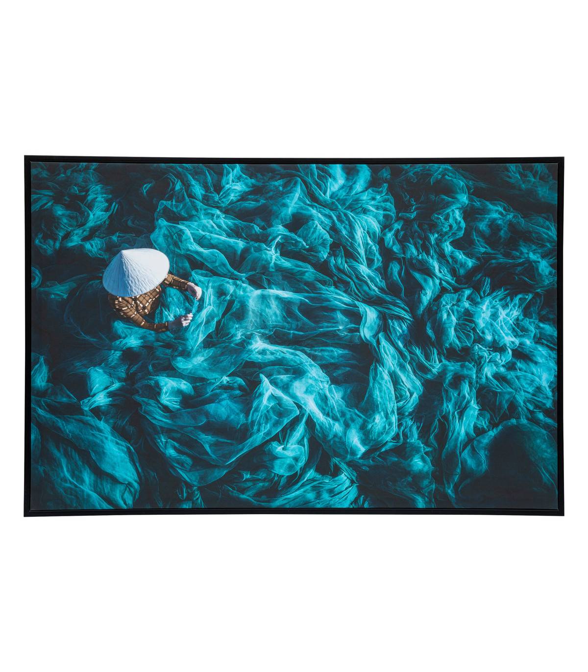 Tableau Toile murale imprimée et encadrée Blue Jiling 90 x 60 cm - Imagen 1