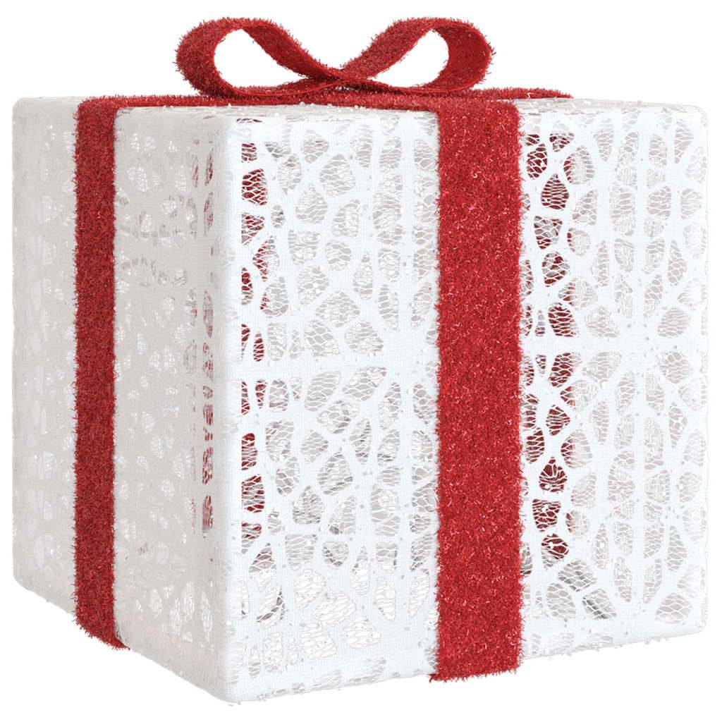 Boîtes de Noël - Décoration Pour Noël lumineuses 3 pcs 64 LED blanc chaud-JU11972 - Image 7