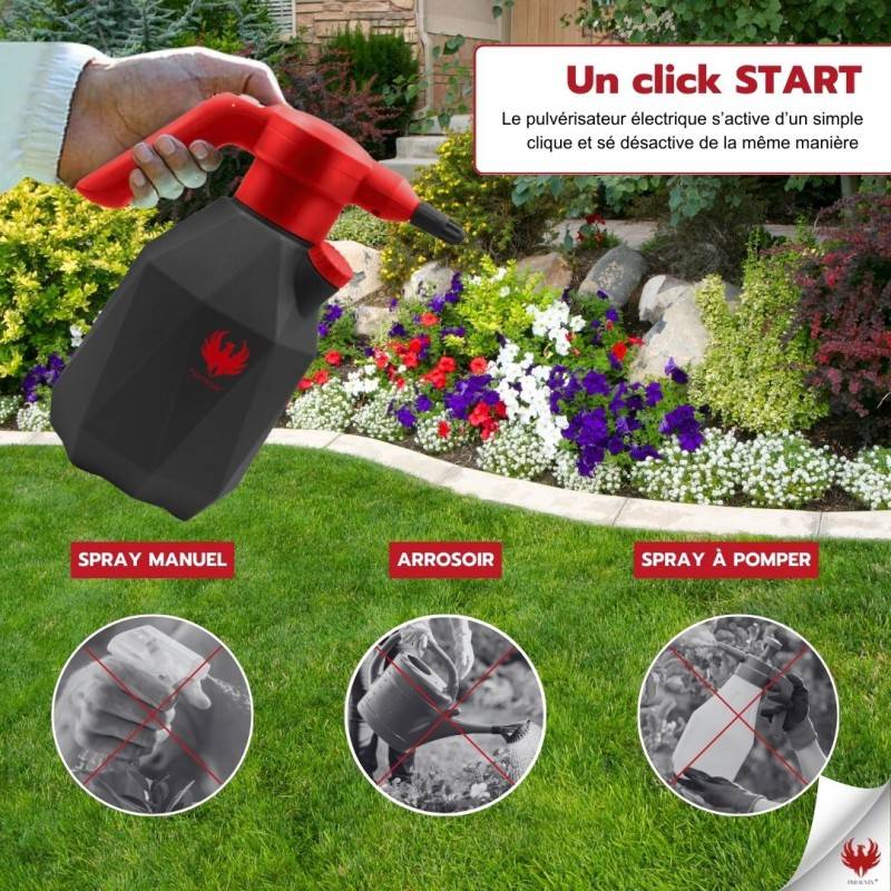 PHOENIX Easy Sprayer 2L Pulvérisateur à batterie Pulvérisateur électrique - Image 6