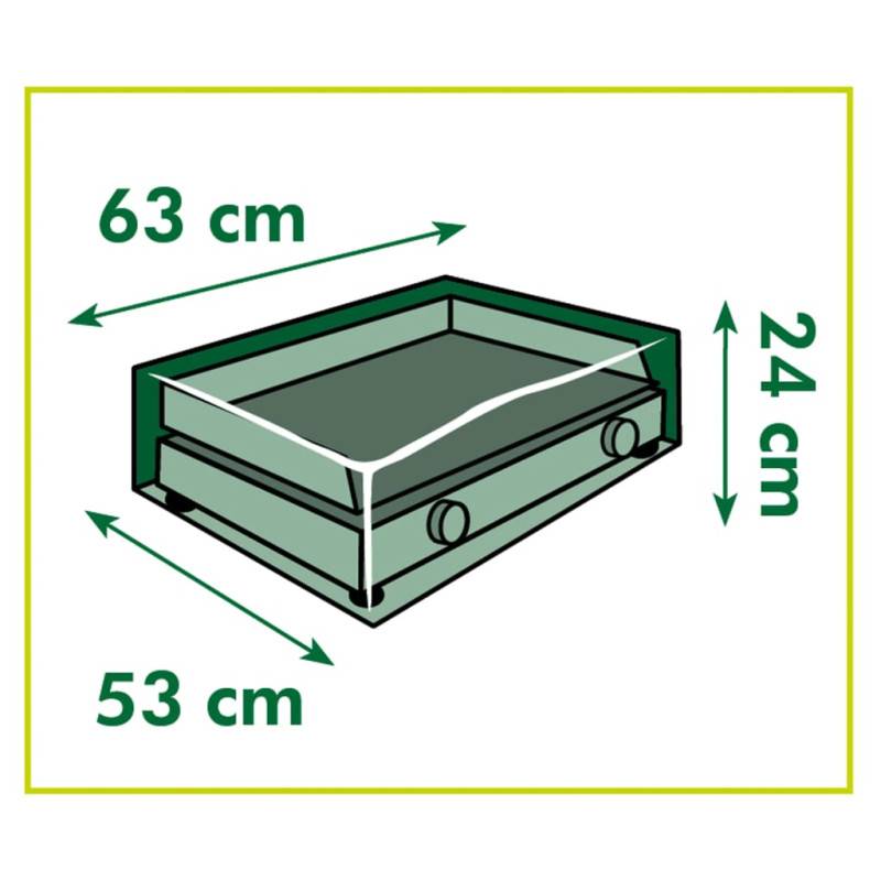 Housse de protection pour plancha, Dimensions 24  x 63 x 53 cm - Imagen 7
