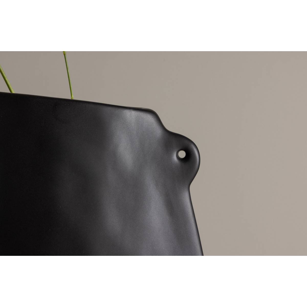 Venture Home - Vase en grès Hie Noir - Image 6