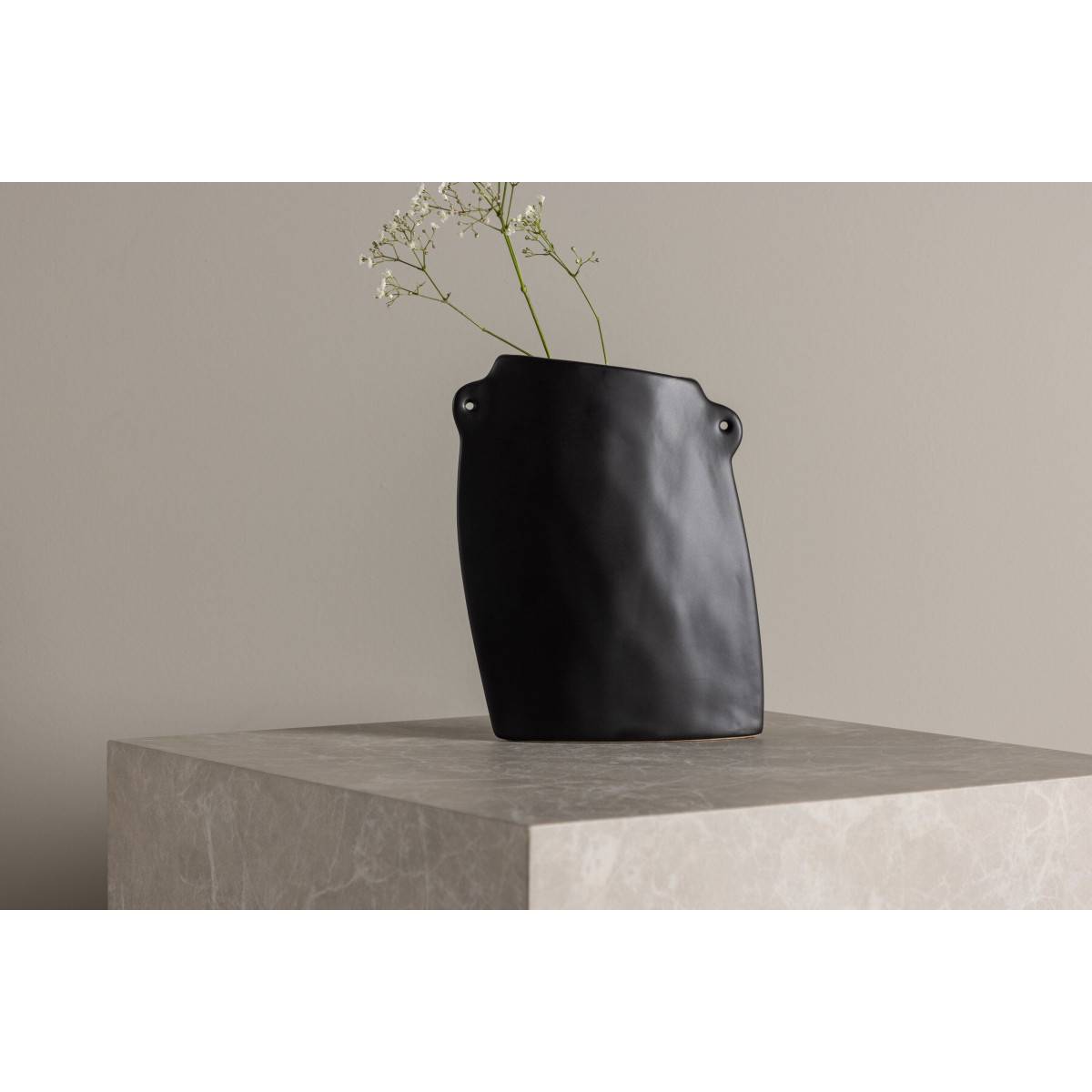 Venture Home - Vase en grès Hie Noir - Image 7