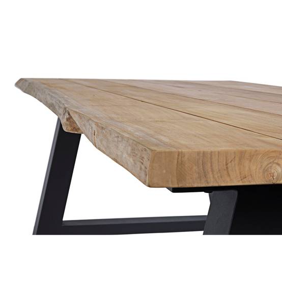 Autre - Table de jardin en teck et métal anthracite L240 10 places - MATALA - Image 7