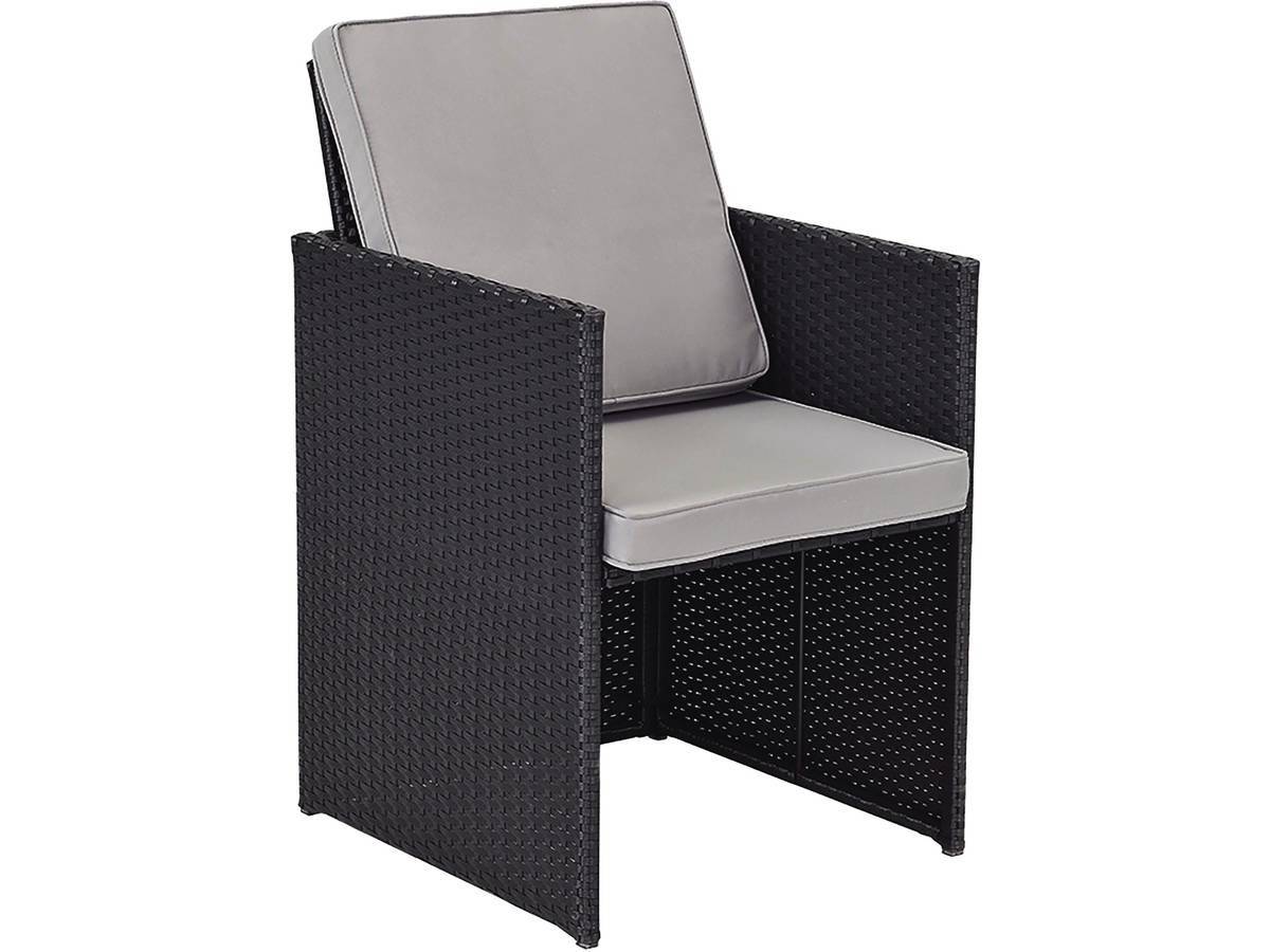 Habitat Et Jardin - Lot De 2 Fauteuils Chicago - "atlanta" - Noir -habitat Et Jardin - Imagen 2