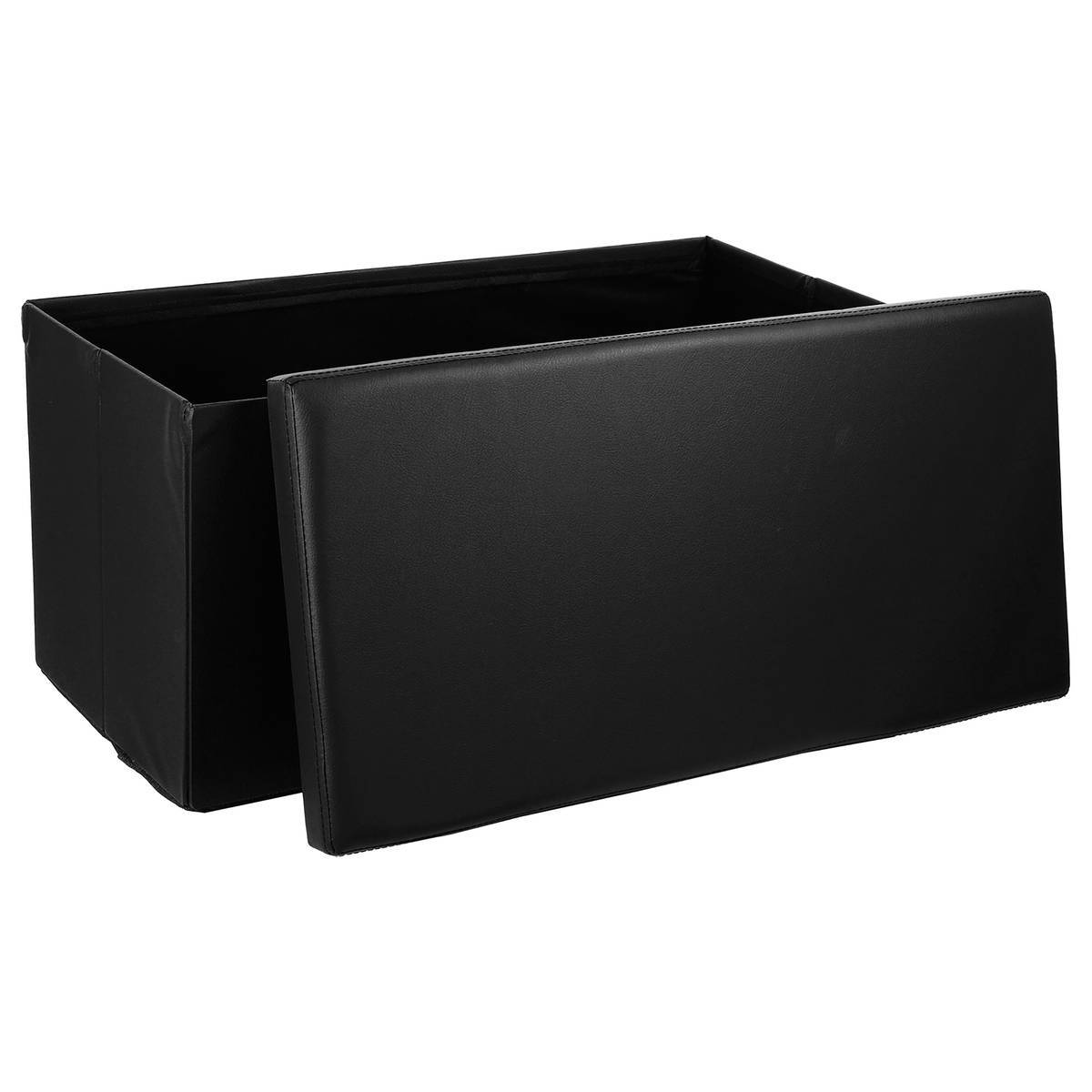 Atmosphera - Pouf pliant double noir - Atmosphera Créateur d'intérieur - Image 3
