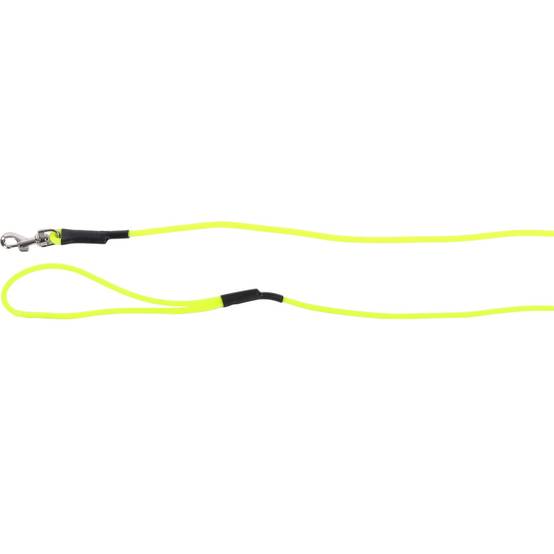 Laisse d'entraînement et à pister Caspar Jaune fluo 5 mètres pour chat - Image 2