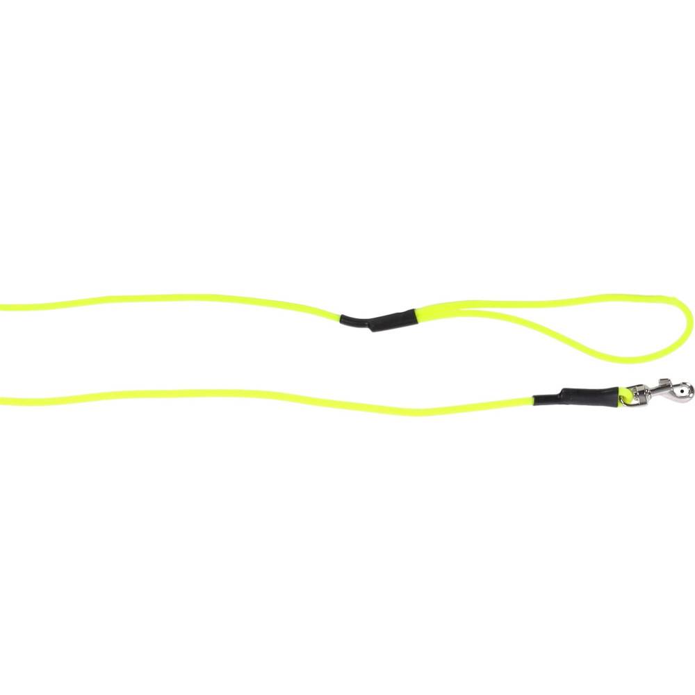 Laisse d'entraînement et à pister Caspar Jaune fluo 5 mètres pour chat - Image 3