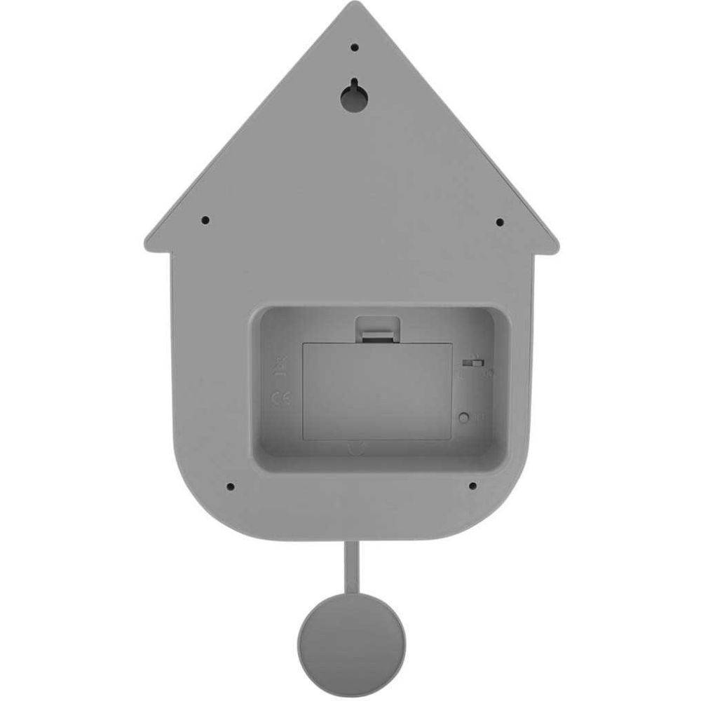 Karlsson - Horloge murale moderne Cuckoo Checker Gris et blanc - Imagen 4