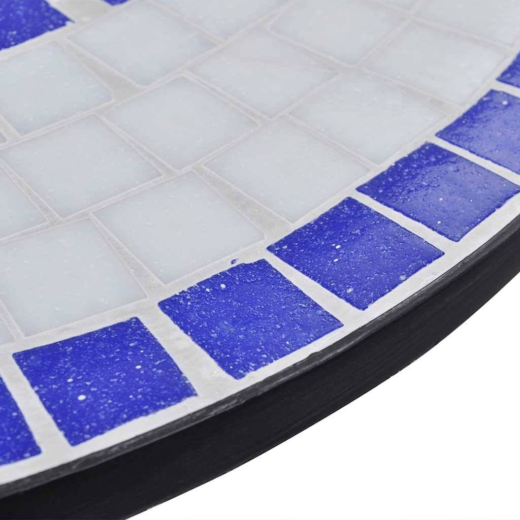 Vidaxl - Ensemble de bistro 3 pcs Carreaux céramiques Bleu et blanc vidaXL 271771 - Imagen 4