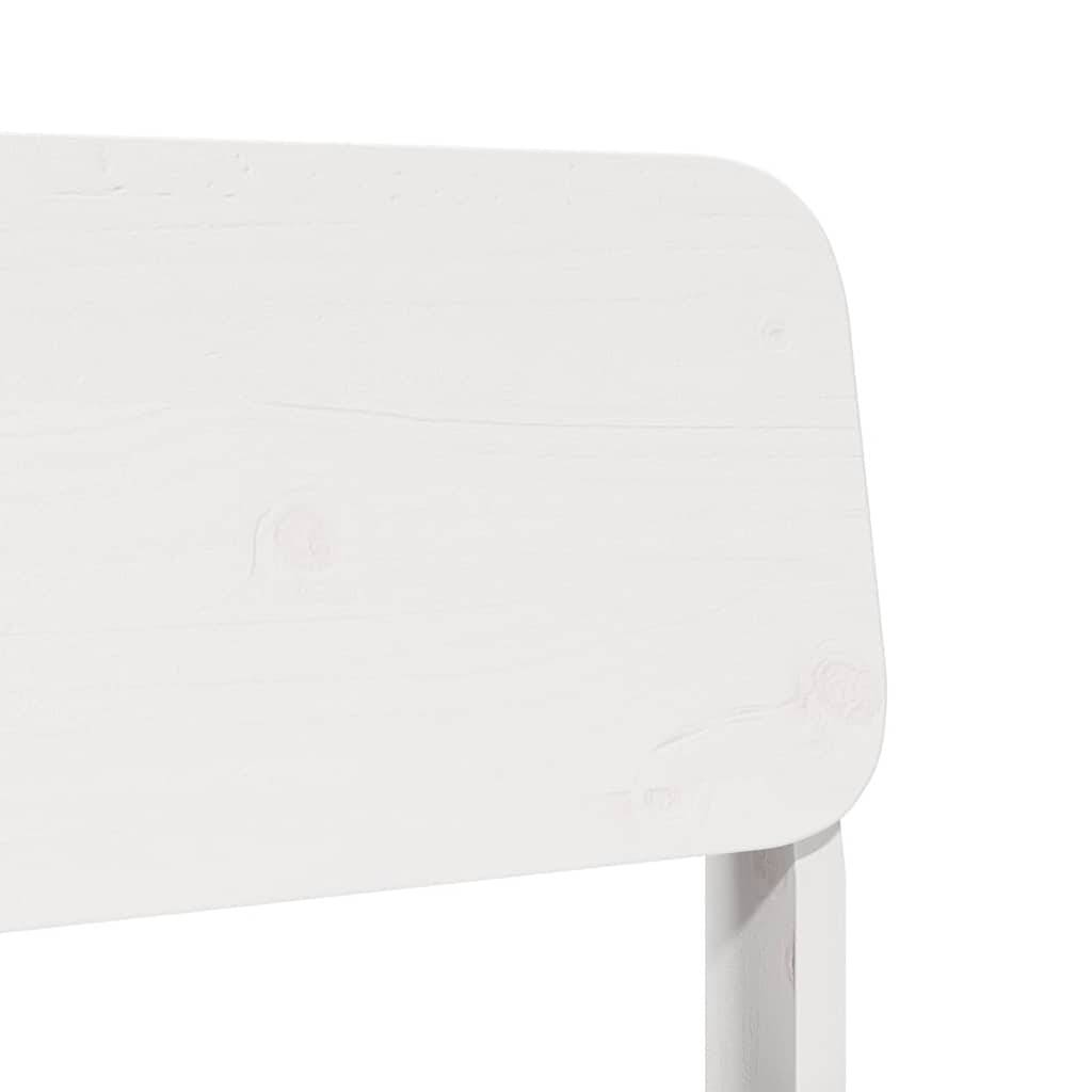 Vidaxl - Chaise de jardin blanc 60x52,5x72 cm bois de pin massif vidaXL 859318 - Image 5