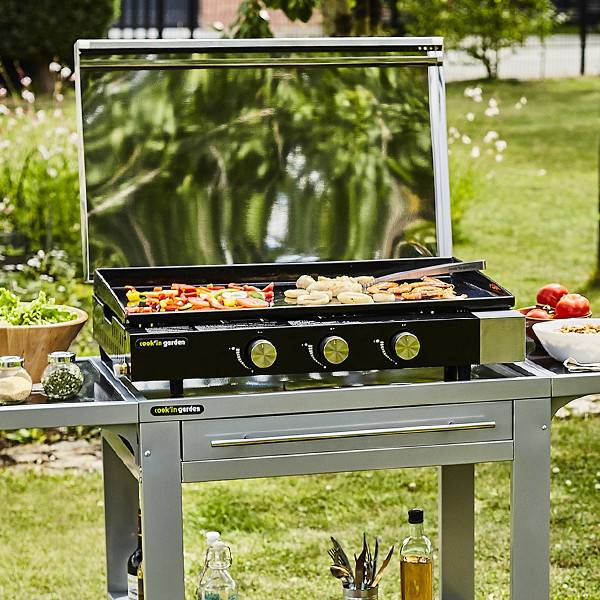 Cook in Garden - Plancha gaz FINESTA - 3 brûleurs - Imagen 8
