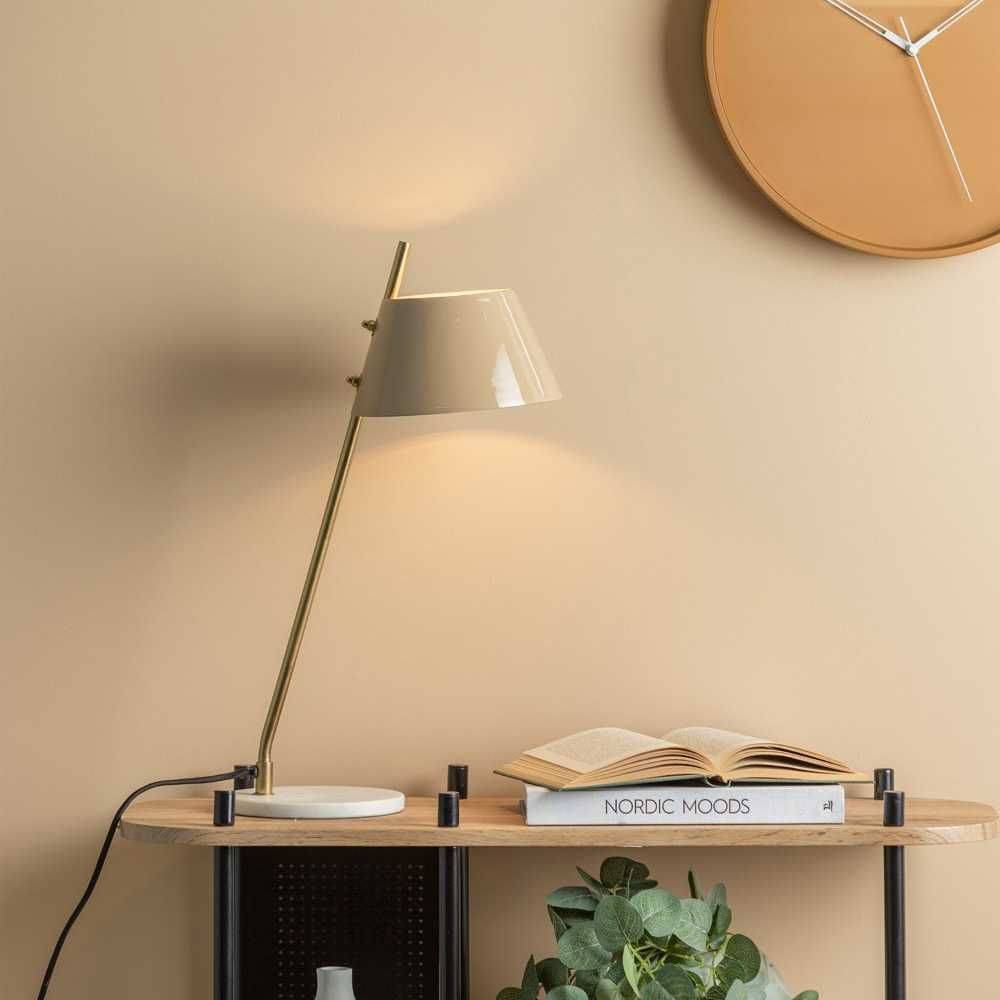 Leitmotiv - Lampe à poser en métal et marbre Savvy - Imagen 2