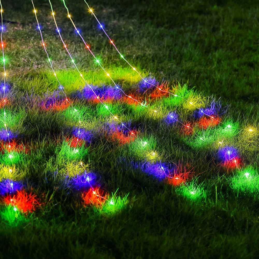 Étoile filante électrique cascade 3 m - multicolore - IP44 3 m