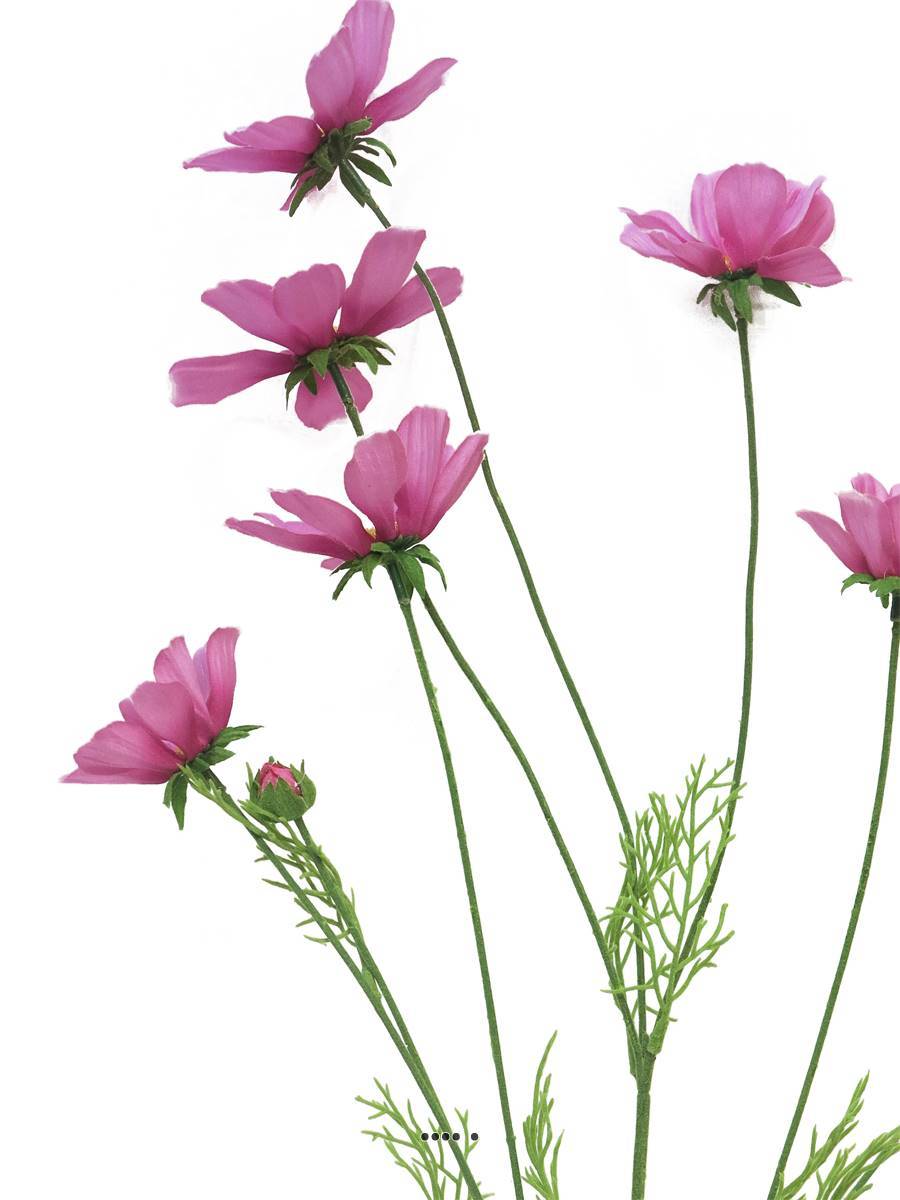 Artificielles - Cosmos artificiel en tige, H 92 cm Rose soutenu - BEST - couleur: Rose soutenu - Imagen 4
