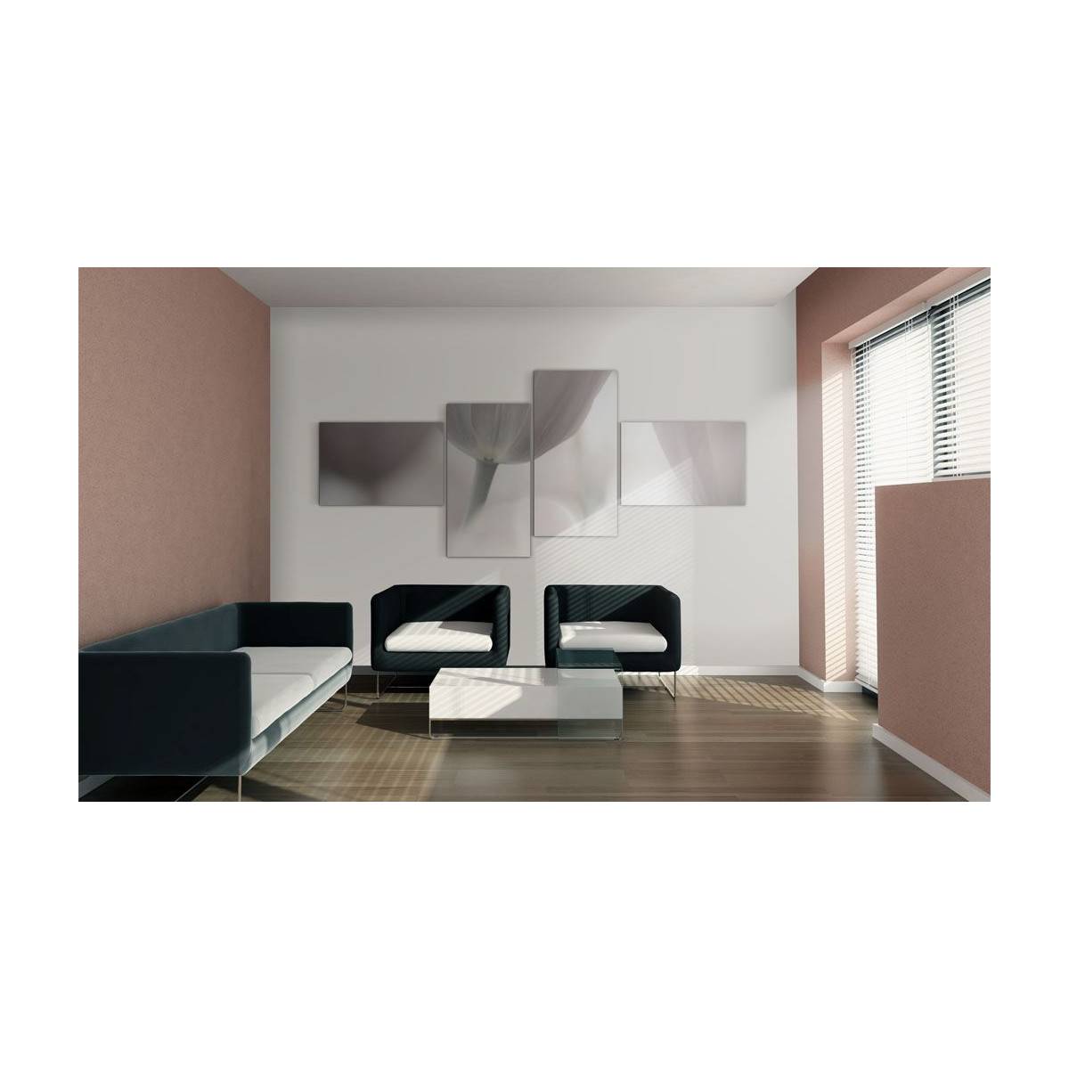 Tableau Imprimé "Tulipe en Pastels" 90 x 200 cm - Image 2