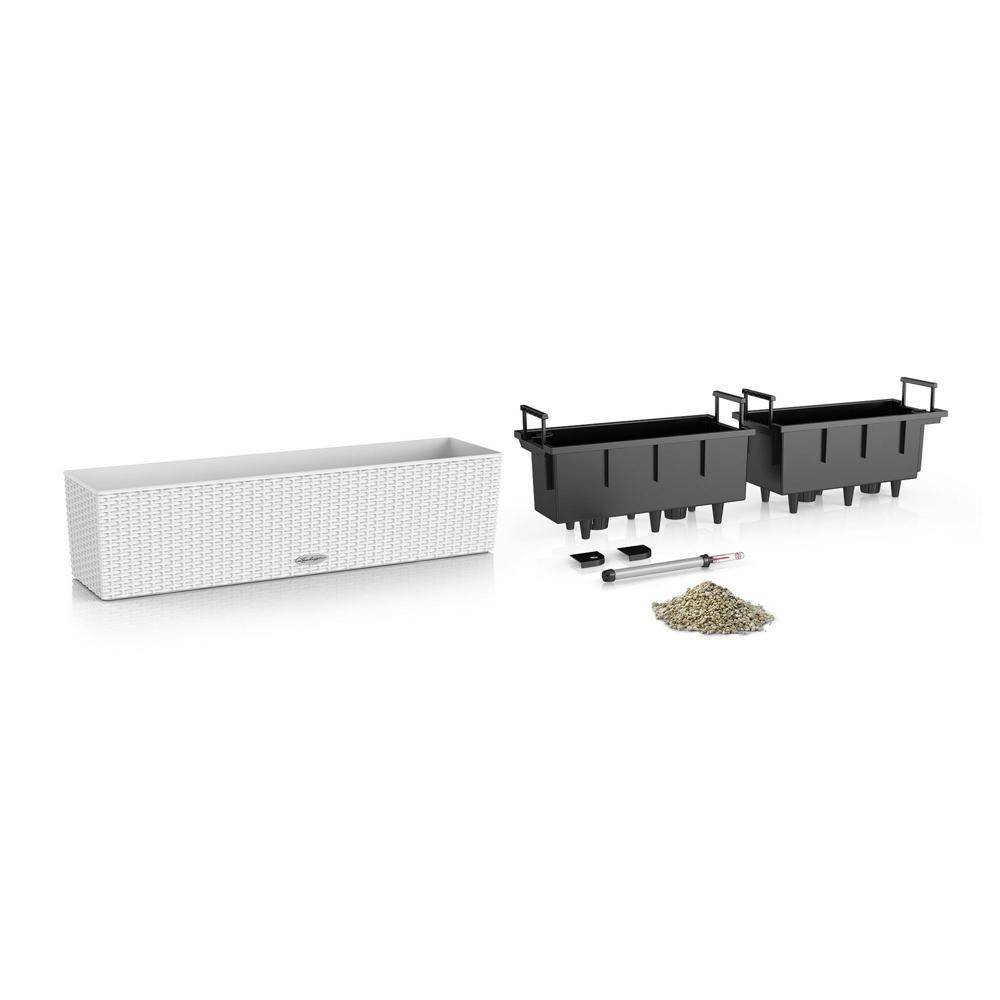 Lechuza - Pot Balconera Cottage 80 - kit complet, blanc - 80 cm Lechuza - Imagen 2