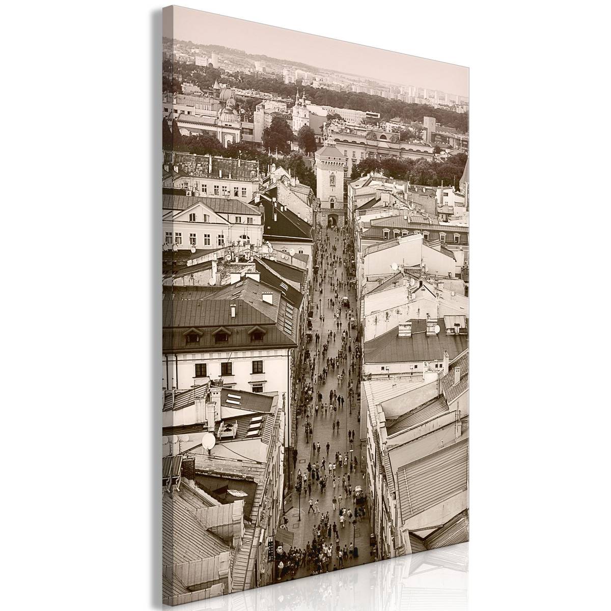 Tableau Imprimé "Cracow : Florianska Street" 80 x 120 cm - Imagen 1
