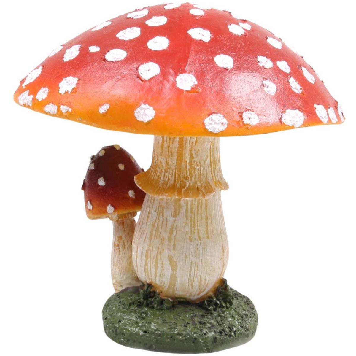 Farmwood Animals - Champignon dans l'herbe en résine Duo - hauteur 15,5 cm Farmwood Animals