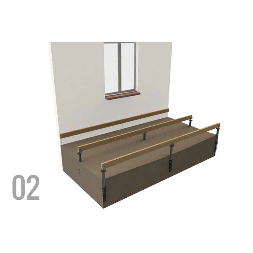 Decklinea - Vis de Fondation SPIRAL - Pour Terrasse Bois - Hauteur : 120cm - Equerre en L fournis - Fixation - Facile à Monter - Imagen 8