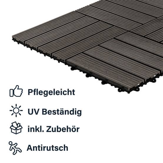 Carreaux clic WPC HOME DELUXE BAVARO - anthracite - Image 5