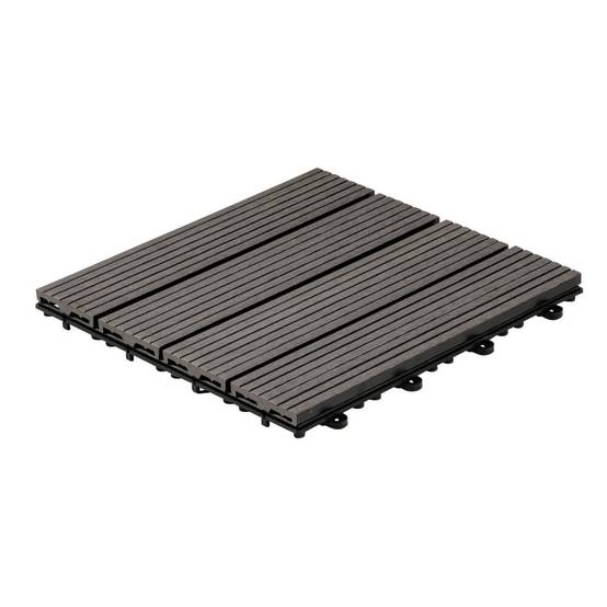 Carreaux clic WPC HOME DELUXE BAVARO - anthracite - Image 3
