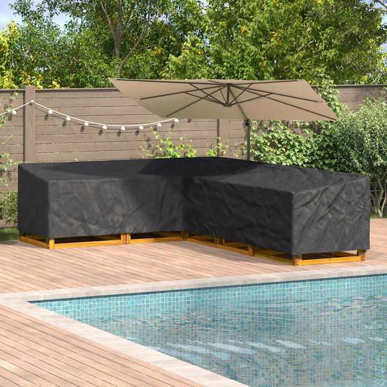 Bâche Protection Meubles Jardin AWNIC 210D Oxford – 130x75x71 Cm, Imperméable, Anti-UV, Résistante Au Vent