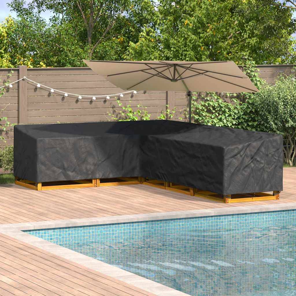 Bâche Protection Meubles Jardin AWNIC 210D Oxford – 130x75x71 Cm, Imperméable, Anti-UV, Résistante Au Vent