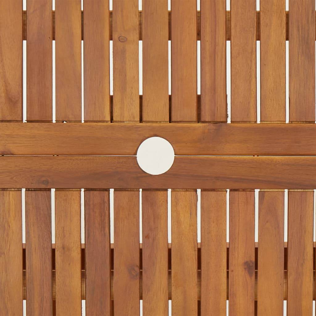 Vidaxl - Ensemble à manger de jardin 5 pcs Bois d'acacia solide vidaXL 3152901 - Image 8