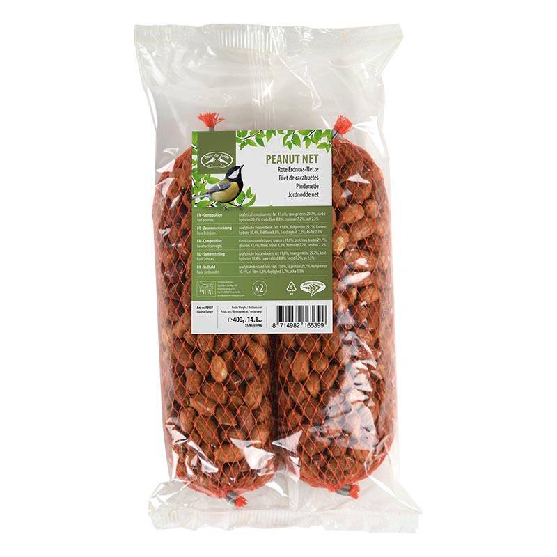 Esschert Design - Lot de 2 filets de cacahuètes 200 gr pour oiseaux - Esschert Design
