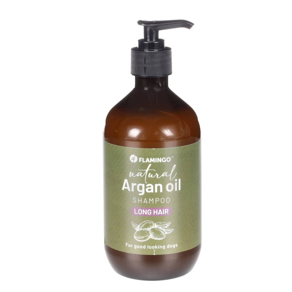 Flamingo - Shampoing Nature Races à poils longs 500 ml pour chien - Imagen 2