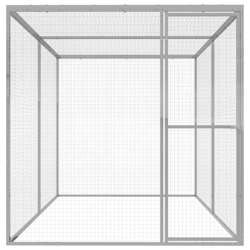 Vidaxl - Cage pour chat 3x1,5x1,5 m Acier galvanisé vidaXL 146357 - Image 6