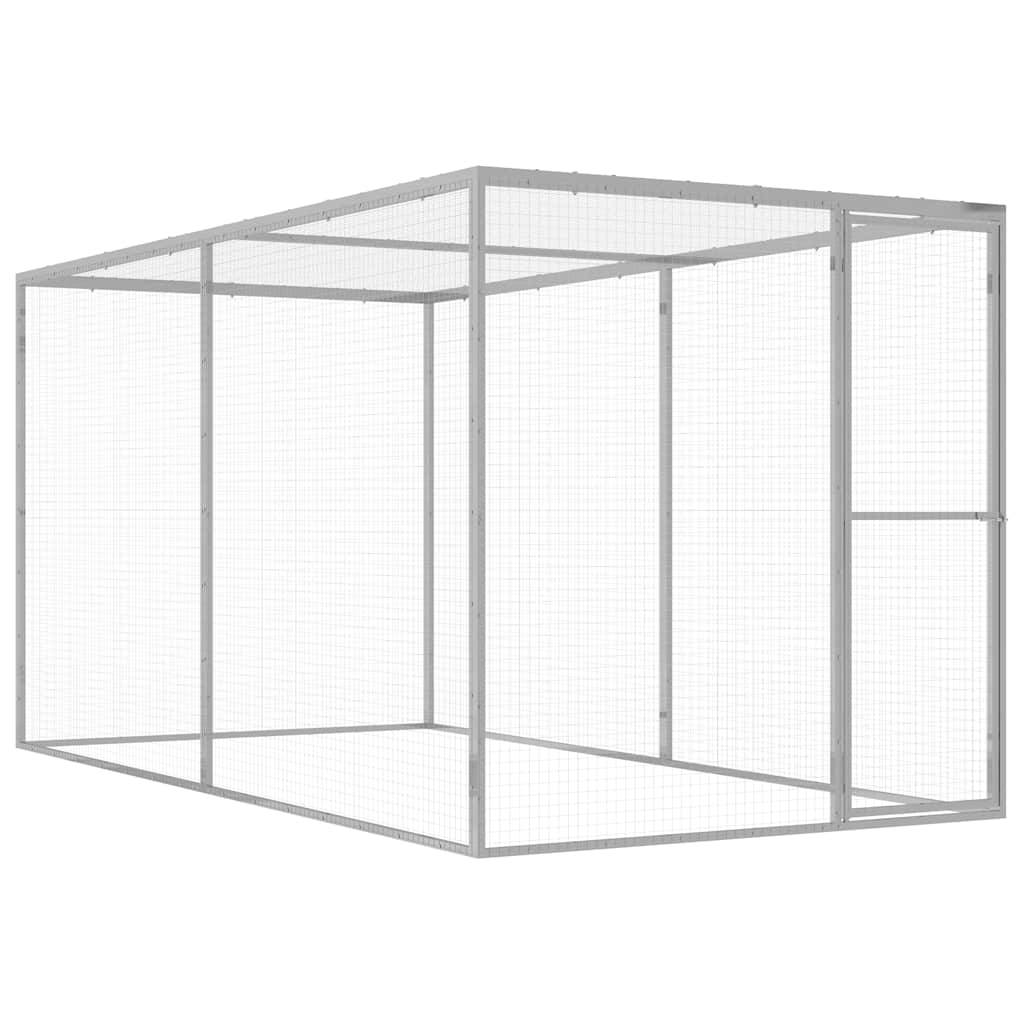 Vidaxl - Cage pour chat 3x1,5x1,5 m Acier galvanisé vidaXL 146357 - Image 1
